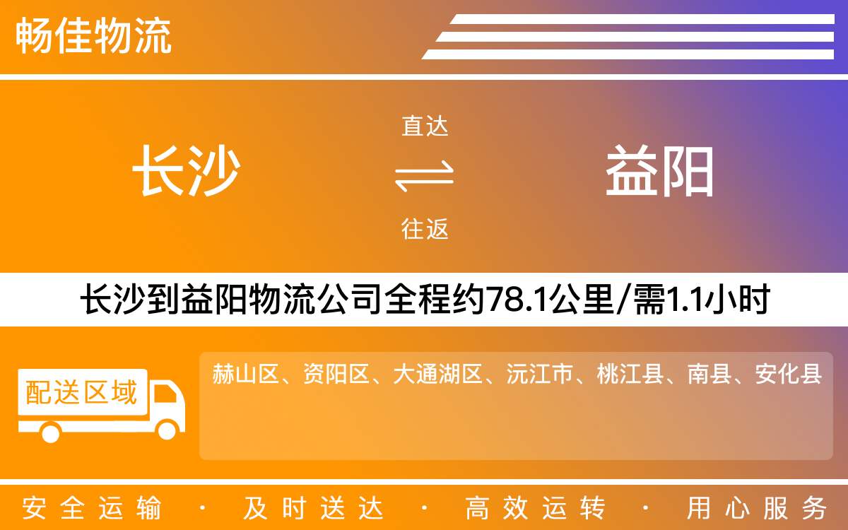 長沙到益陽物流公司-長沙到益陽貨運專線
-每天發(fā)車時效快