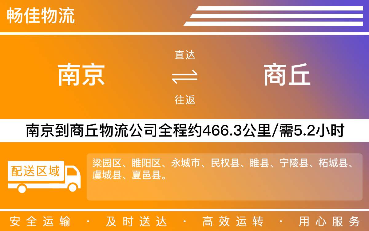 南京到商丘物流公司-南京到商丘貨運公司